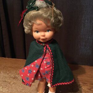 VINTAGE HUMMELWERK W. GOEBEL EVA HARTA 4303 DOLL 1957 WEST GERMANY RUBBER